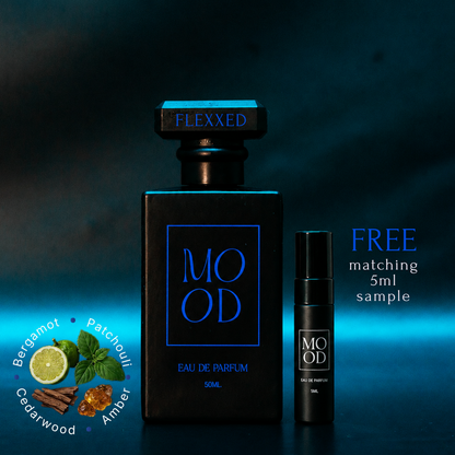 FLEXXED 50ml Eau De Parfum - A Woody, Fruity Scent (includes FREE 5ml sample)