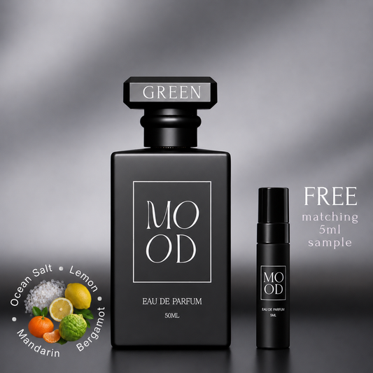 GREEN 50ml Eau De Parfum - A Fresh Aromatic Scent (includes FREE 5ml sample)
