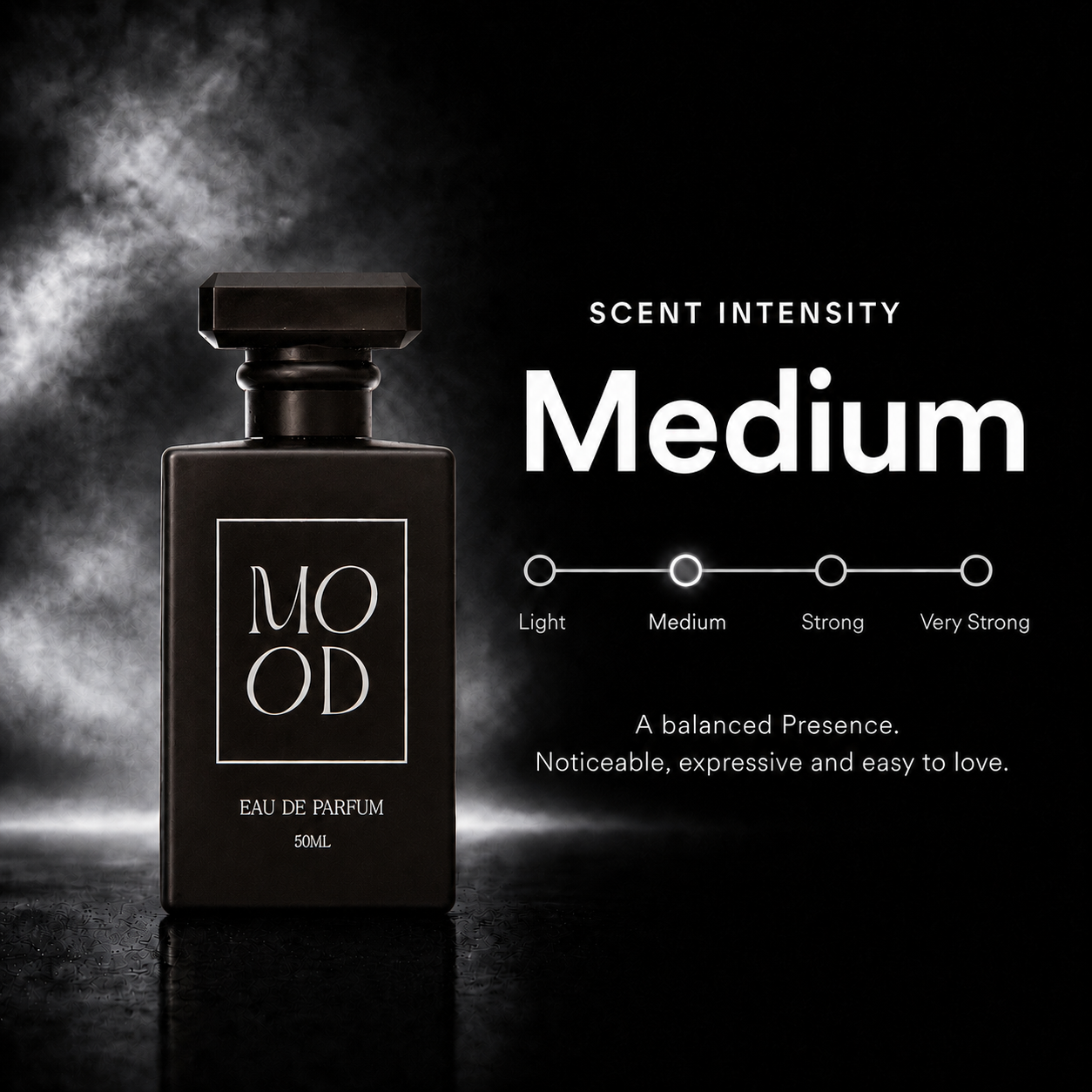 INTRIGUE 50ml Eau De Parfum  -         A Woody Aromatic Scent