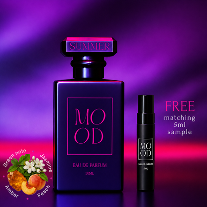 SUMMER 50ml Eau De Parfum - A Floral Woody Scent (includes FREE 5ml sample)